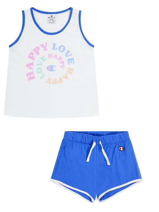 Kids' Set with Shorts Summer 2pcs White