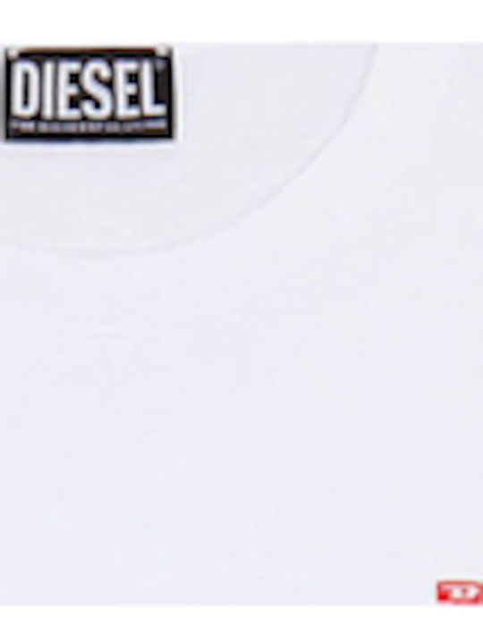 T-Just-Microdiv T-shirt Λευκό