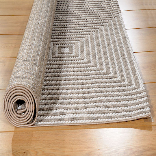 Tzikas Carpets Mira Modern Bedroom Rugs Set Beige 398-0-335-68983-670 3pcs