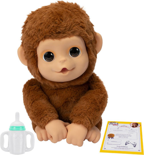 Moose Toys Plüsch Little Live Pets My Baby Monkey Mango 33 cm