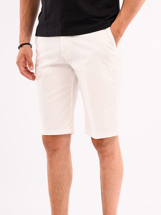 Fourten Industry Herrenshorts Chino White