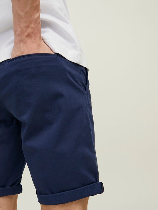 Herren Shorts Chino Blau