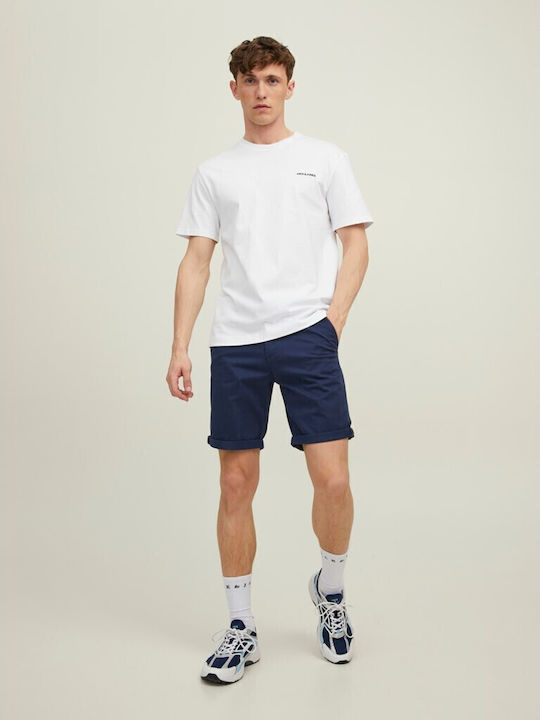 Herren Shorts Chino Blau
