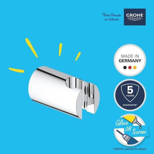 Wall-Mounted Shower Holder Grohe Vitalio Universal Non-Adjustable Metal