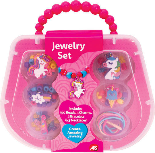AS Jewelry Pink Blue and Purple Suitcase for Children 3+ Years (Miscellaneous Designs)