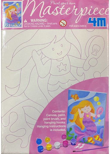 4M Painting on Canvas for Kids 5+ Years (Multi Miscellaneous Designs)