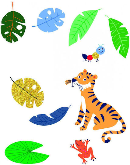 Avenir Αυτοκόλλητα Sticker Pocket Jungle για Παιδιά 3+ Ετών 20τμχ