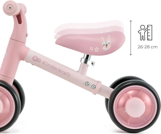 Kinderkraft Παιδικό Ποδήλατο Ισορροπίας Cutie Ροζ