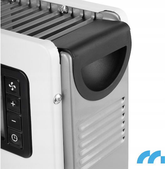 MalTec Convectoare pardoseală 2000W cu Termostat Electronic Alb