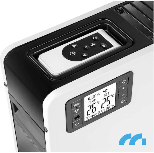 MalTec Convectoare pardoseală 2300W cu Termostat Electronic și WiFi 68x41cm Alb