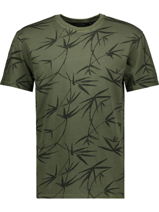 Herrenblusen Kurzarm T-Shirt Khaki