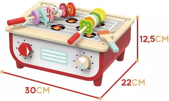 Tooky Toys Kids Wooden Kitchen for 3+ Years 23pcs