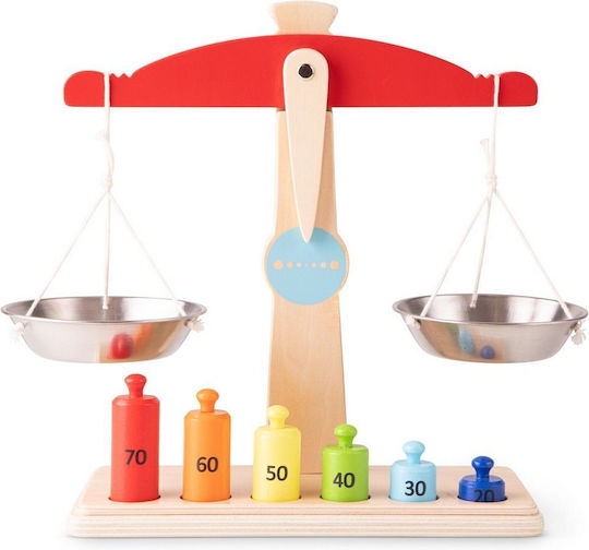 New Classic Toys Balance Scales Ζυγαριά Ισορροπίας από Ξύλο για 3+ Ετών