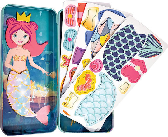 HappiHobbi Магнитна Играчка За Строене Tins Mermaid Princess