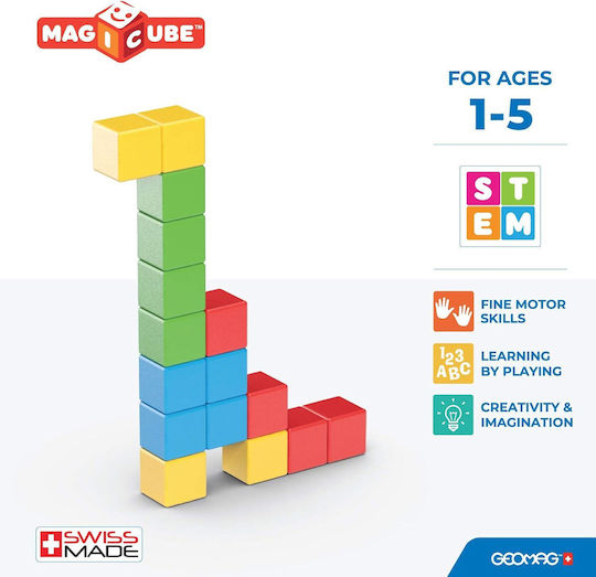 Geomag Magnetic Construction Toy Magicube for Children 1+ Years