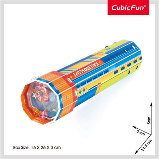 Cubic Fun Jucărie de Construcție din Hârtie Kaleidoscop pentru Copii 5+ ani+ Ani