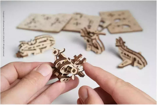 Ugears Παιχνίδι Κατασκευών Ξύλινo Αεροσκάφη U-fidget για Παιδιά 5+ Ετών