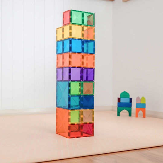 Connetix Magnetisches Bau- und Konstruktionsspielzeug Rainbow Square
