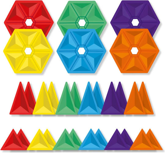 Connetix Μαγνητικό Παιχνίδι Κατασκευών Rainbow Geometry
