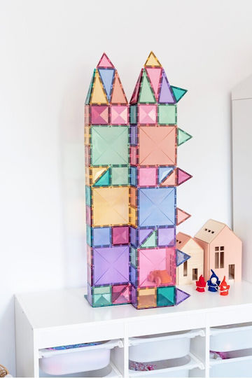 Connetix Magnetisches Bau- und Konstruktionsspielzeug Pastell