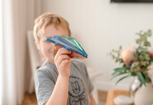 Connetix Magnetisches Bau- und Konstruktionsspielzeug Pastell