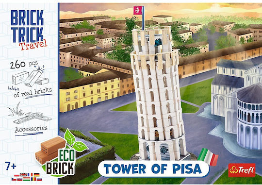 Trefl Jucărie de Construcție din Ceramică Pisa pentru Copii 7+ ani+ Ani