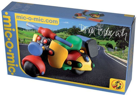 Mic O Mic Jucărie de Construcție din Plastic Motorbike pentru Copii 3+ ani+ Ani