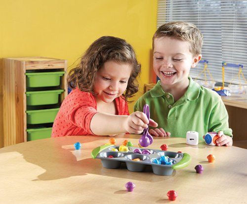 Learning Resources Mini Muffin Match Up Math STEM Εκπαιδευτικό Παιχνίδι Γνώσεων για 3+ Ετών