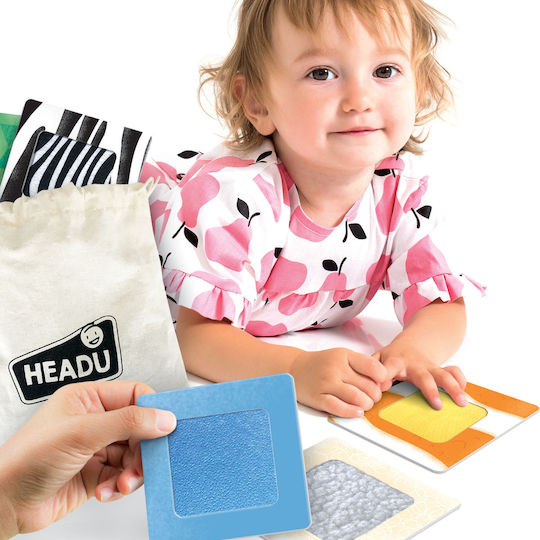 Headu Tactile Animals Montessori Εκπαιδευτικό Παιχνίδι Γνώσεων για 2-5 Ετών