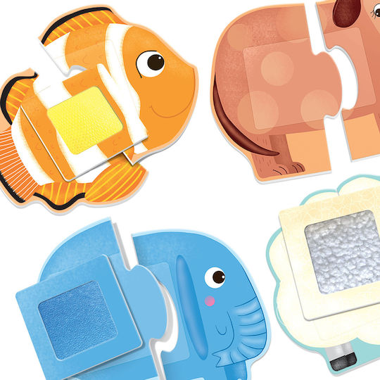 Headu Tactile Animals Montessori Εκπαιδευτικό Παιχνίδι Γνώσεων για 2-5 Ετών