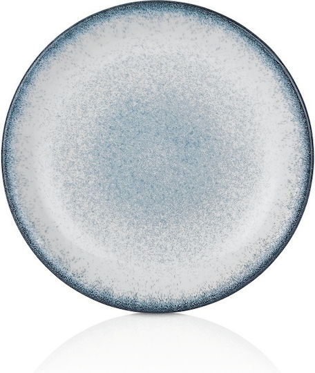 By Bone Occhio Shallow Serving Plate Made of Porcelain with Diameter 21cm