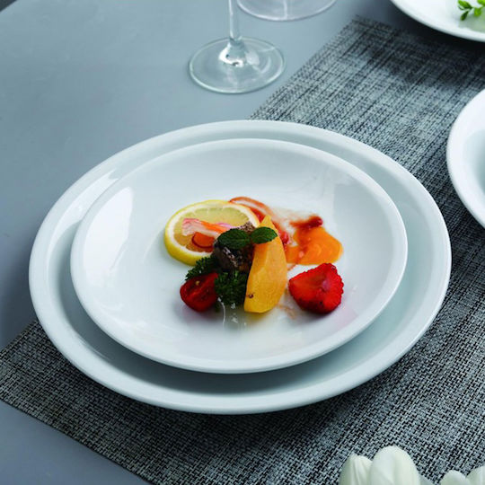 Max Home Farfurie joasă Alb cu Diametru 18.4cm