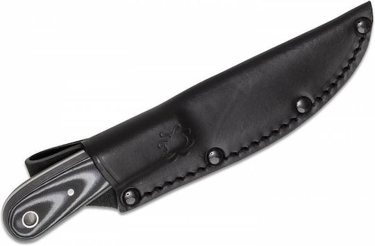 Spyderco Bow River Μαχαίρι Γκρι σε Δερμάτινη Θήκη