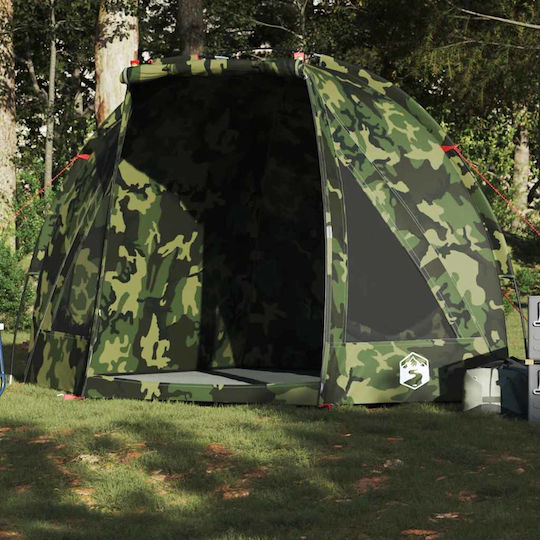 vidaXL Campingzelt Grüne Angelzelt