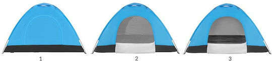 Къмпинг Сцена Igloo Синя 200x150x110см