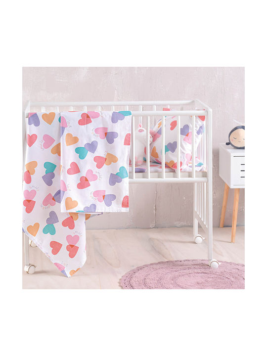 Rythmos Zoey Baby Sheet Cradle Cotton 80x110cm