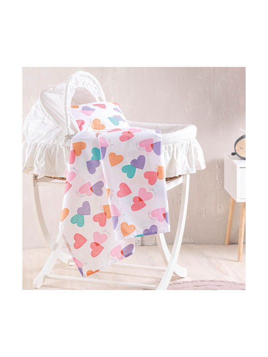 Rythmos Zoey Baby Sheet Cradle Cotton 80x110cm
