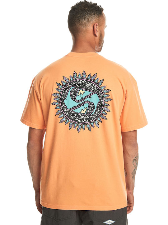 Quiksilver Spin Cycle T-shirt Πορτοκαλί