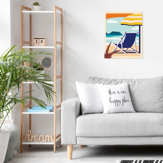 Ravensburger Creart Pictură după Numere Adulți Relaxare la Plajă