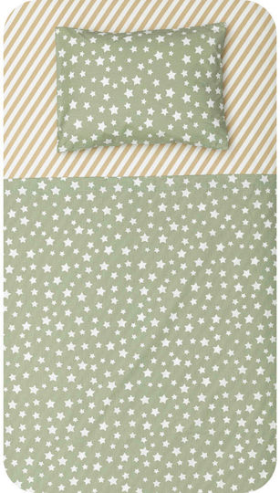Borea Jingle Baby Sheets Set Crib Cotton Pink 120x160cm 3pcs