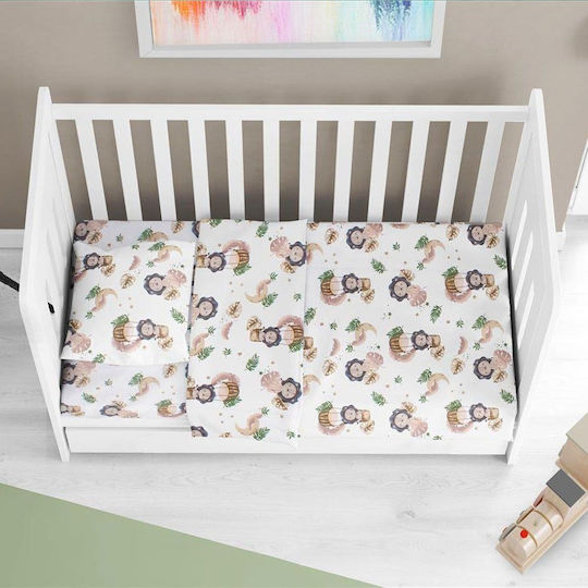 Dimcol Baby Bettlaken Bebe Lion Beige 120x160cm