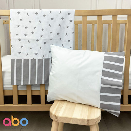 abo Baby Sheets Set Light Blue 70x140cm