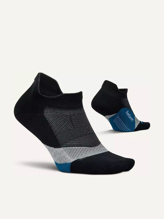 Feetures Elite Light Cushion Running Κάλτσες Μαύρες
