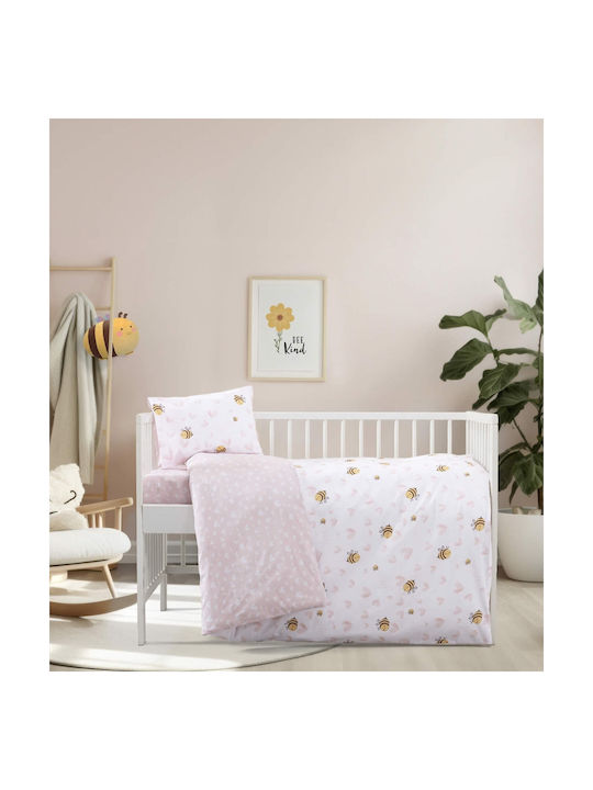 Kocoon Seturi de cearșafuri pentru bebeluși Pentru Patut Bumbac cu Cauciuc Multicolore 70x130buc 3buc