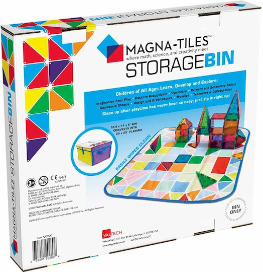 Magna-Tiles Kinder Aufbewahrungsbox Faltbar aus Stoff Mehrfarbig 1Stück