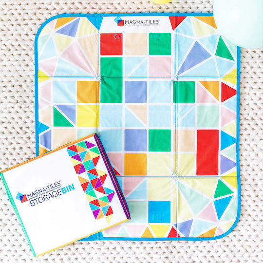 Magna-Tiles Kinder Aufbewahrungsbox Faltbar aus Stoff Mehrfarbig 1Stück