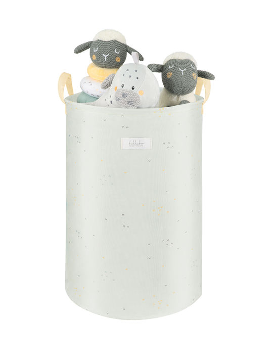 Kikka Boo Children's Storage Basket made of Fabric Sleepy Sheep Green 50x35cm 1pcs