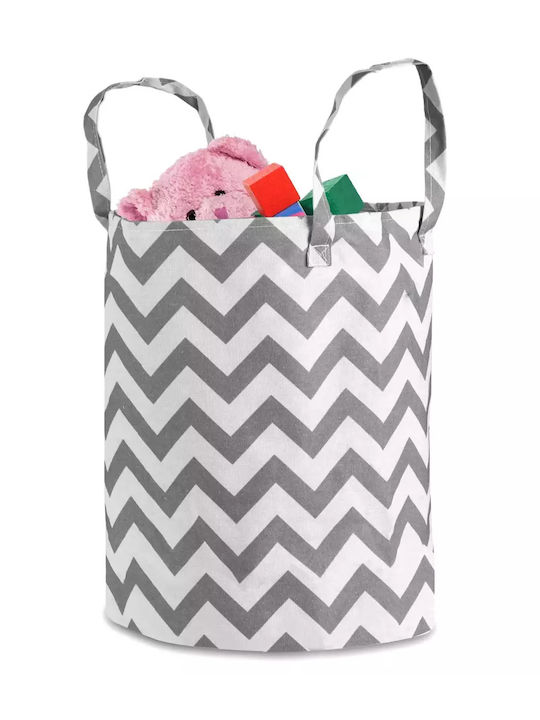 Nukido Children's Storage Basket made of Fabric Gray 35x35x45cm 1pcs