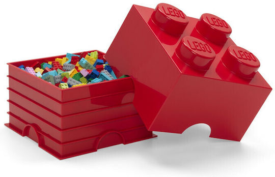 LEGO din Plastic 4-Stud Roșu 25x25x18cm 1buc