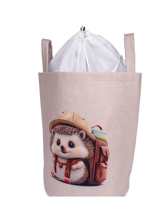 Dimcol Children's Storage Basket made of Fabric Beige 50x30x45cm 1pcs